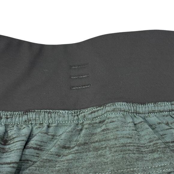 Lululemon Surge Short Medium Unlined Static Green Mens Run Gym Training Athletic - Picture 6 of 9